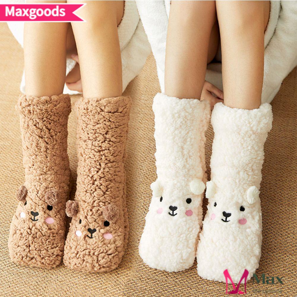 MAXG Vớ Ngủ Giữ Ấm Mùa Đông Kiểu Dáng Dễ Thương Cho Nữ