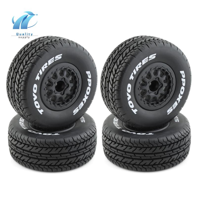 Set 4 Bánh Xe 112mm 1 / 10 12mm Cho Xe Điều Khiển Từ Xa Traxxas Slash Arrma SENTON VKAR 10SC HPI