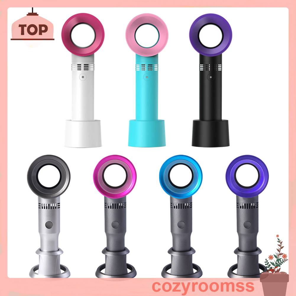 Quạt Điện Làm Mát Cầm Tay Không Dây Sạc USB 3 Tốc Độ Dùng Làm Quà Tặng Mù