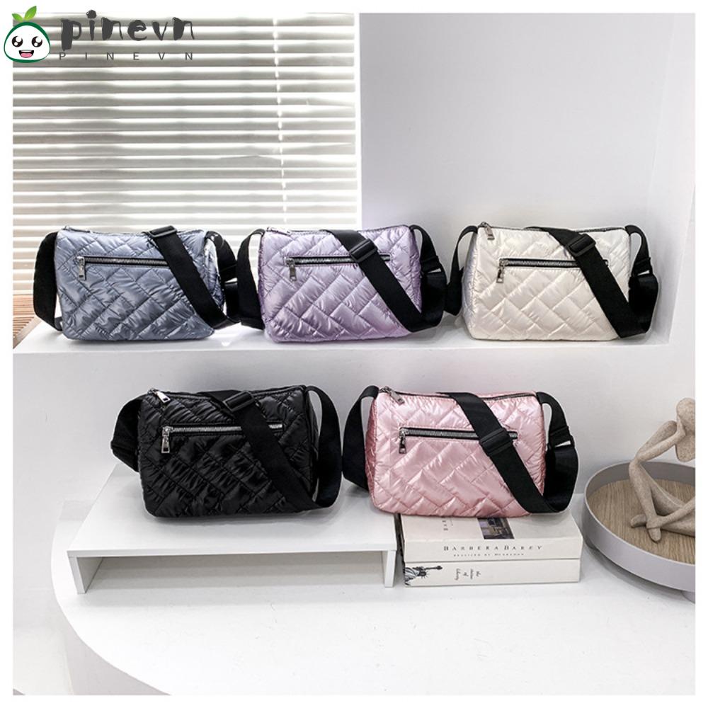 PINEVN Túi Đeo Vai Bằng Nylon Thời Trang Cho Nữ