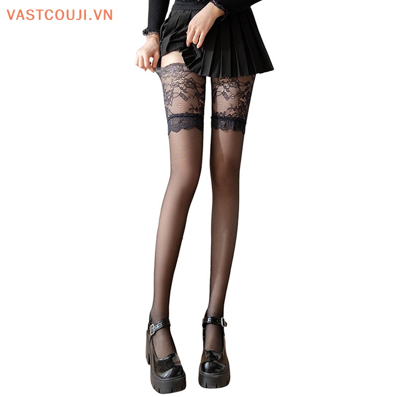 Đôi Tất Ren Chống Nắng Siêu Mỏng Thoáng Khí Gợi Cảm Cho Nữ