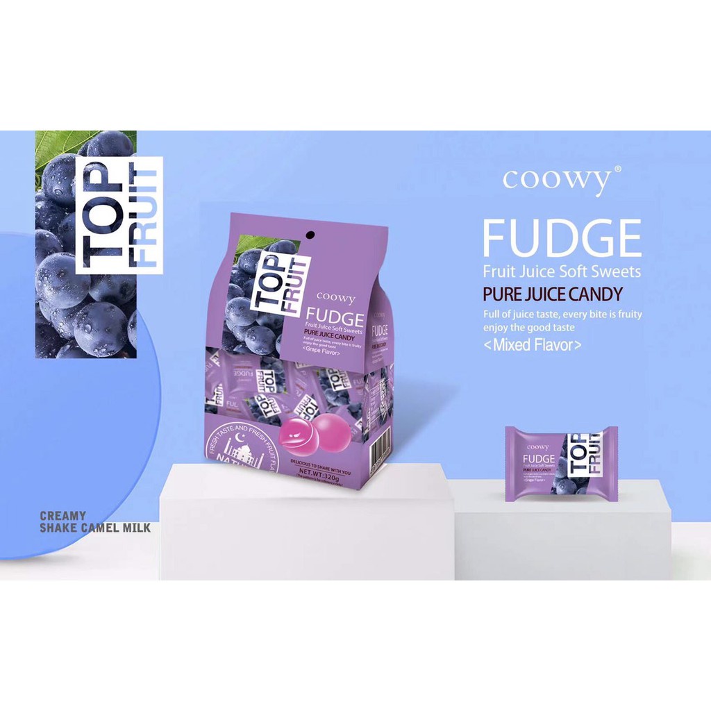 1 Gói 320gr Kẹo dẻo trái cây Top Fruit thơm ngon bổ dưỡng