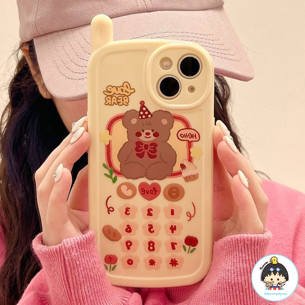 Ốp Điện Thoại TPU Mềm Chống Sốc In Hình Thú Hoạt Hình Dễ Thương Cho IPhone 11 14 13 12 Pro Max XS XR 7 8 Plus