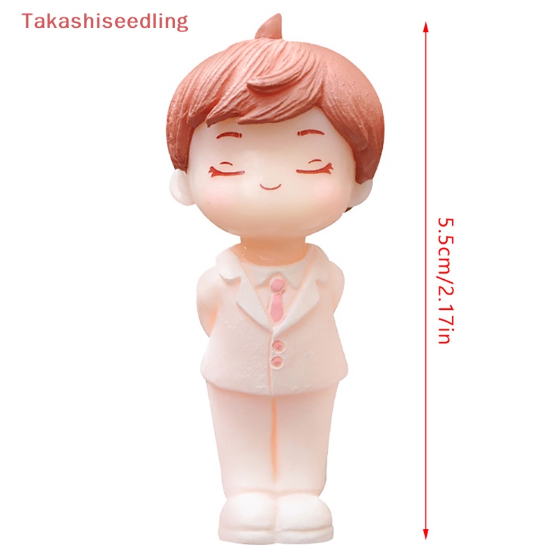 Set 4 Mô Hình Cặp Đôi Bằng Nhựa Resin Dùng Trang Trí Tiểu Cảnh DIY