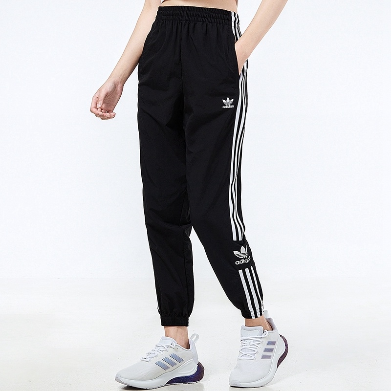 Quần jogger Kẻ Sọc Thêu logo adidas Co Giãn Thoáng Khí Nhanh Khô Dành Cho Nam Và Nữ