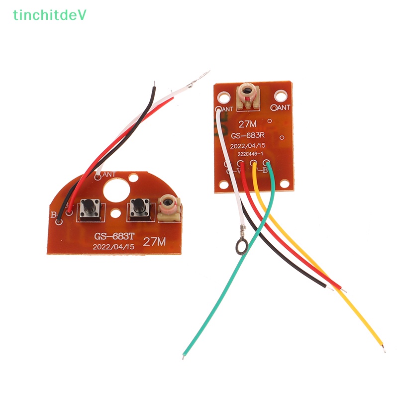 Bảng Mạch Thu Và Phát Tín Hiệu Radio 27MHz PCB Điều Khiển Từ Xa Cho Xe Hơi Xe Tải Đồ Chơi 2CH RC