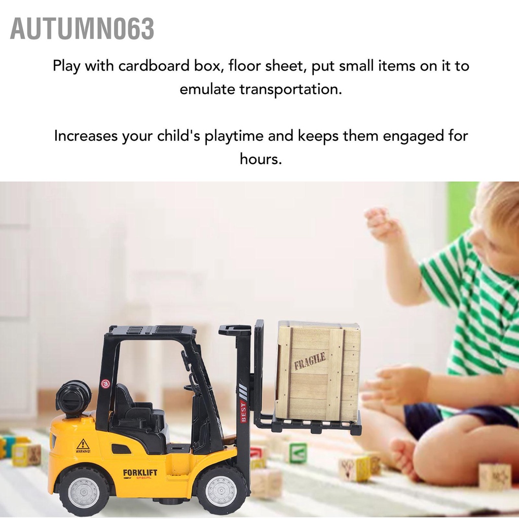 Autumn063 Đồ Chơi Xe Nâng Xây Dựng Mô Hình Kỹ Thuật Cho Bé Từ 3 Tuổi Trở Lên