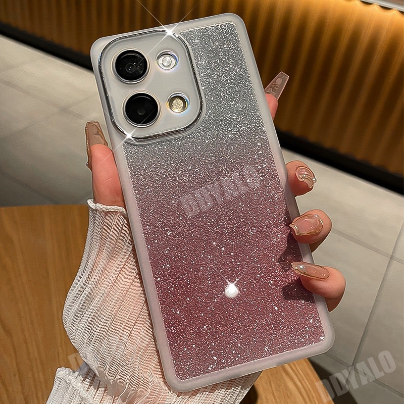 Ốp Điện Thoại Trong Suốt Chống Sốc Phối Kim Tuyến Cho infinix Note 30 Pro 30i Note 30 5G Hot 30i 30 Play hot30 5G