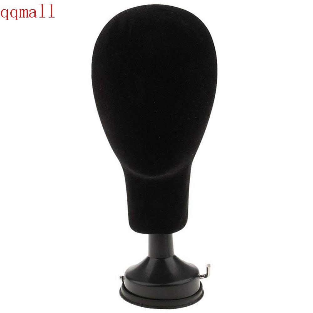 QQMALL Giá Đỡ Trưng Bày Tóc Giả Màu Xám Đen Tiện Dụng Cho Salon