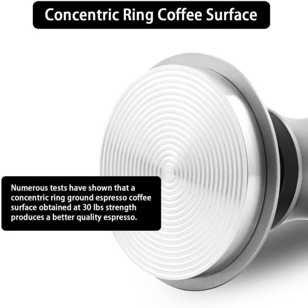 ESPO Dụng Cụ Nghiền Cà Phê Espresso Bằng Thép Không Gỉ 51mm Màu Đen / Bạc 3.94 * 2 Inch