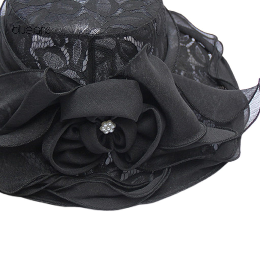 Mũ Ren Hoa Gấp Gọn Được Thời Trang Dự Tiệc Cưới Cho Phái Nữ