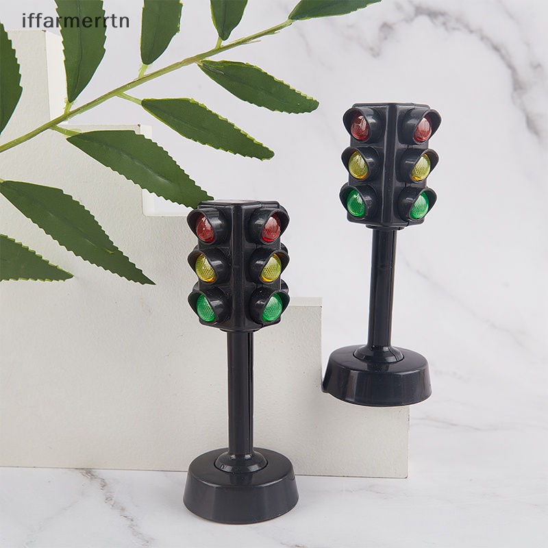 Bộ 2 Mô Hình Đèn Giao Thông Đồ Chơi Giáo Dục Sớm Cho Bé