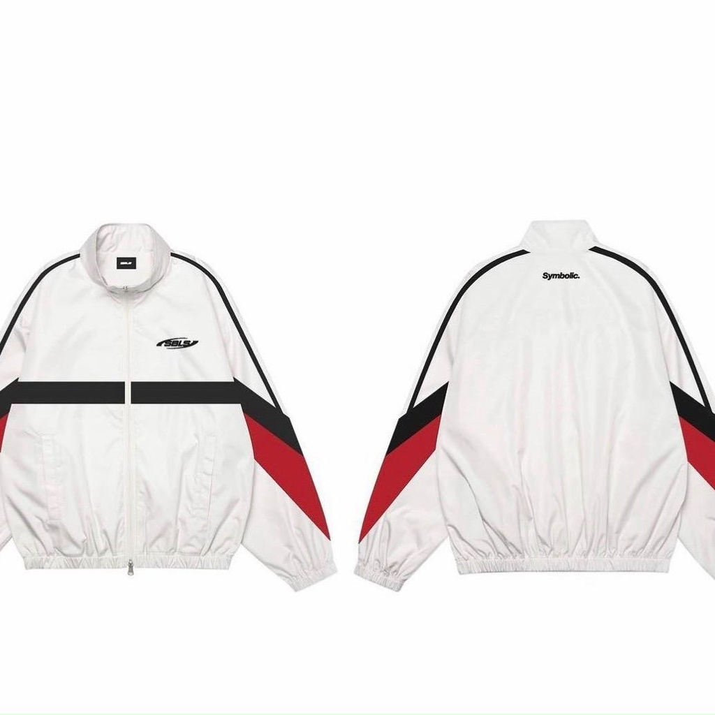 Áo khoác dù mero 2 lớp cổ bẻ thêu logo sbls phối tay viền unisex ulzzang nam nữ