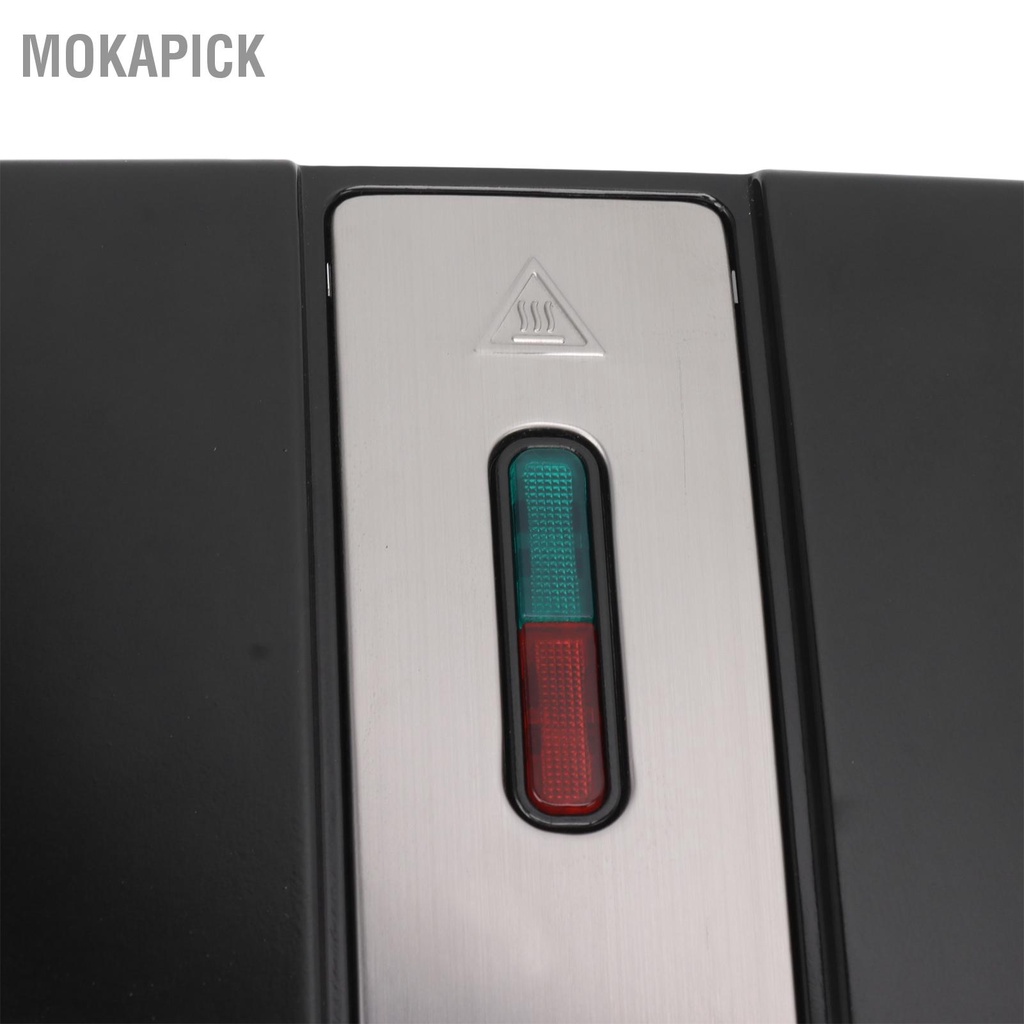 Mokapick Máy Ép Panini Làm Nóng 2 Mặt Sandwich Cho Nhà Bếp Hàng Phích Cắm Châu Âu 220V