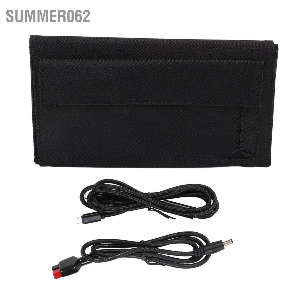 Summer062 Sạc Năng Lượng Mặt Trời 3 Cổng 28W Nhanh Pin Ngoài Power Bank Có Thể Gập Lại Di Động Cho Điện Thoại Laptop