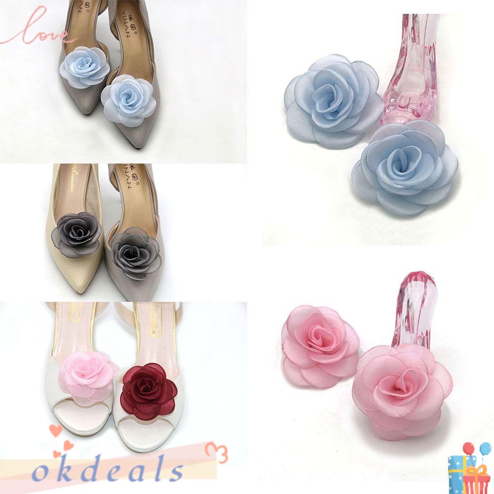 OKDEALS Set 2 Phụ Kiện Trang Trí Giày Cao Gót Cô Dâu Sang Trọng