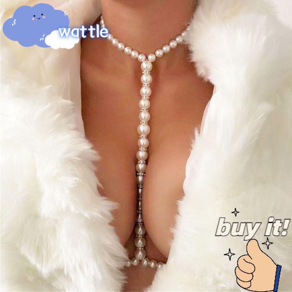 WATTLE Vòng cổ Bodychain Đính Đá Quyến Rũ