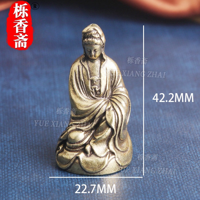 Guanyin master Tượng Phật Bằng Đồng Thau Để Bàn Trang Trí