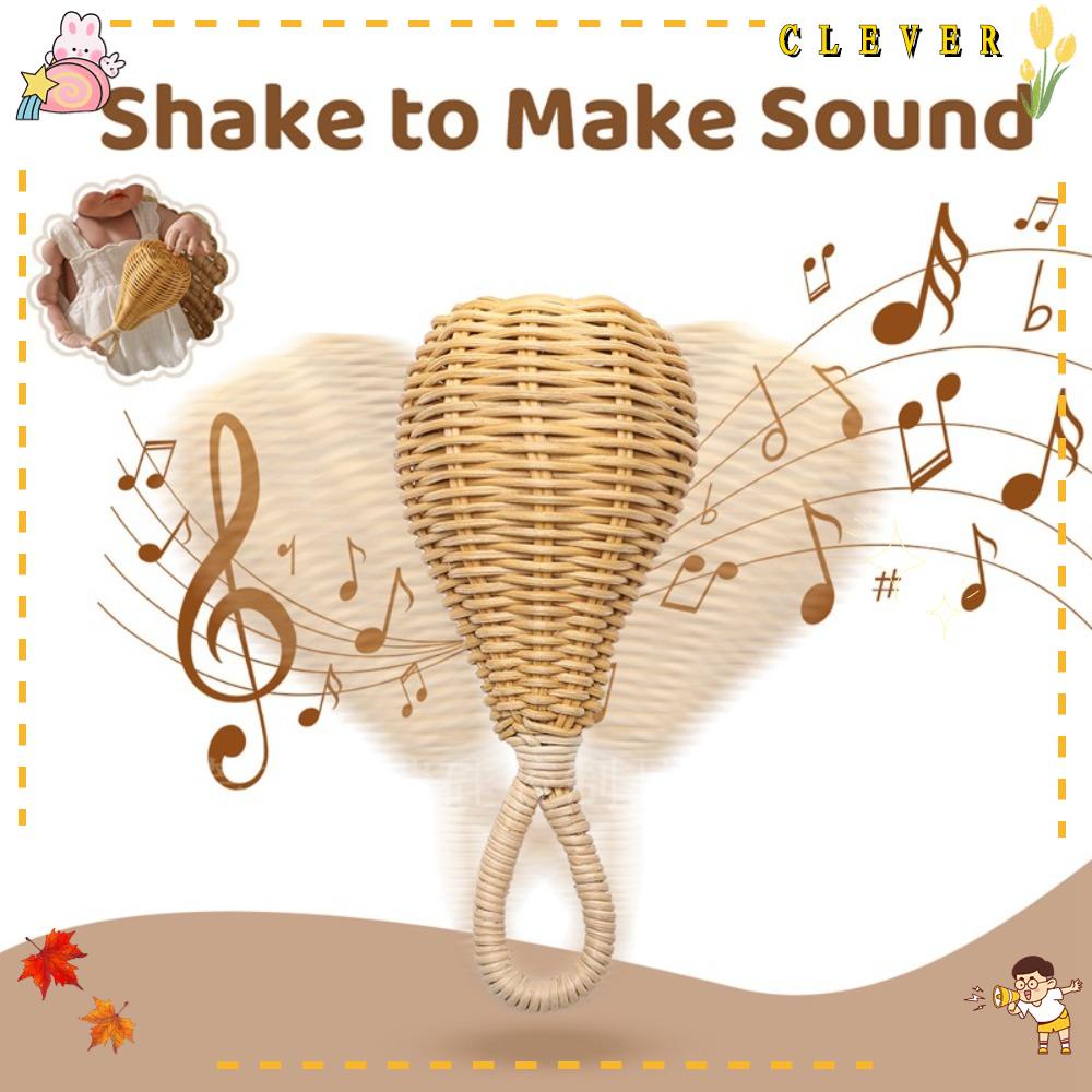 CLEVER Đồ Chơi Chuông Lắc Cầm Tay Giáo Dục Vui Nhộn Cho Các Bé