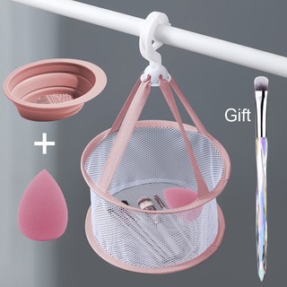 Túi lưới phơi khô cọ trang điểm tiện dụng
