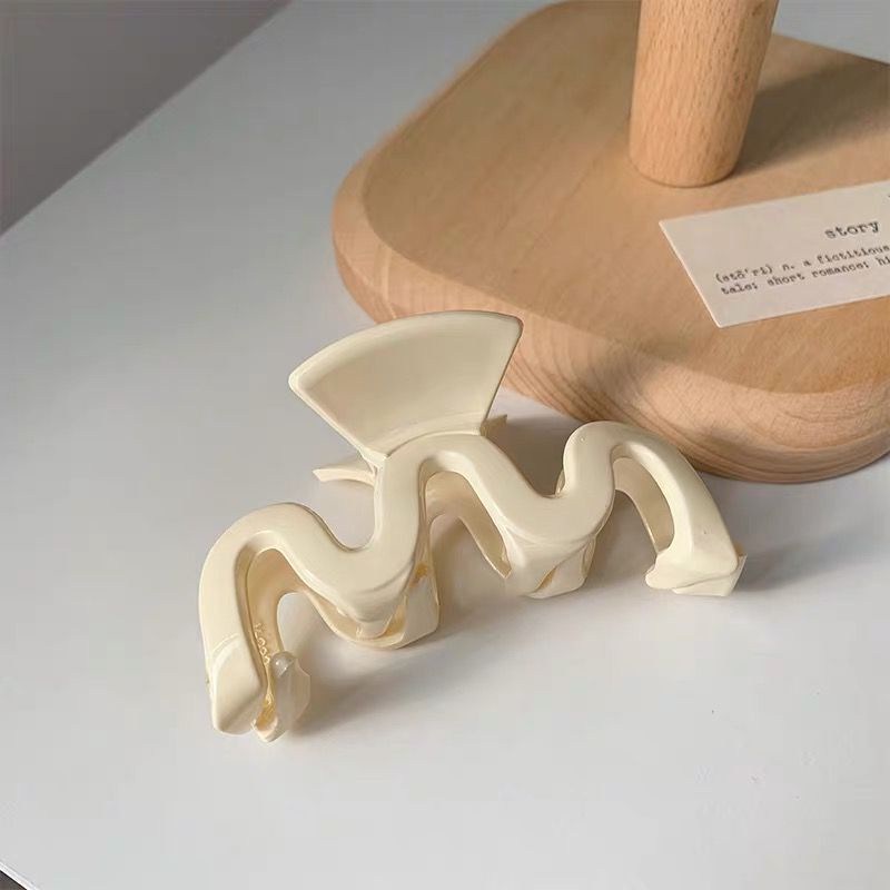 1 Kẹp Tóc Hình Chữ M Màu Sắc Thanh Lịch