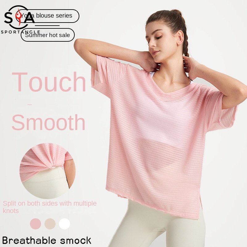 Áo Thun Thể Thao Tay Ngắn Dáng Rộng Nhanh Khô Thời Trang