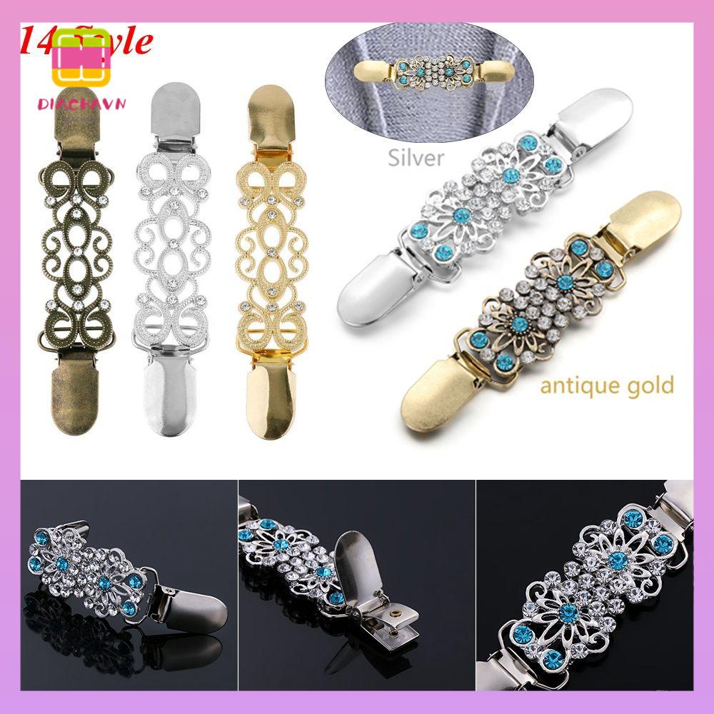 DIACHAVN Kẹp Cài Áo Hình Chú Vịt Đính Pha Lê Phong Cách Retro Thời Trang