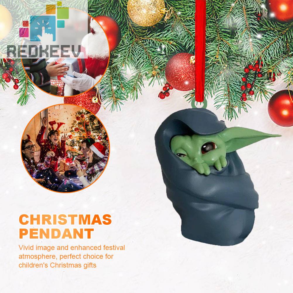 Phụ Kiện Treo Trang Trí Cây Thông Giáng Sinh Bằng Acrylic Kiểu Hoạt Hình Dễ