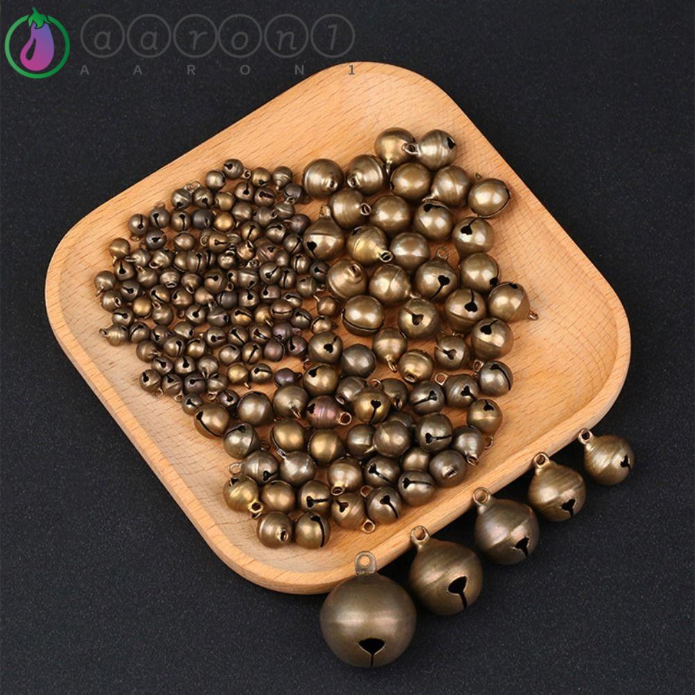 AARON1 Chuông Đồng Nhỏ Làm Móc Khóa / Vòng cổ DIY