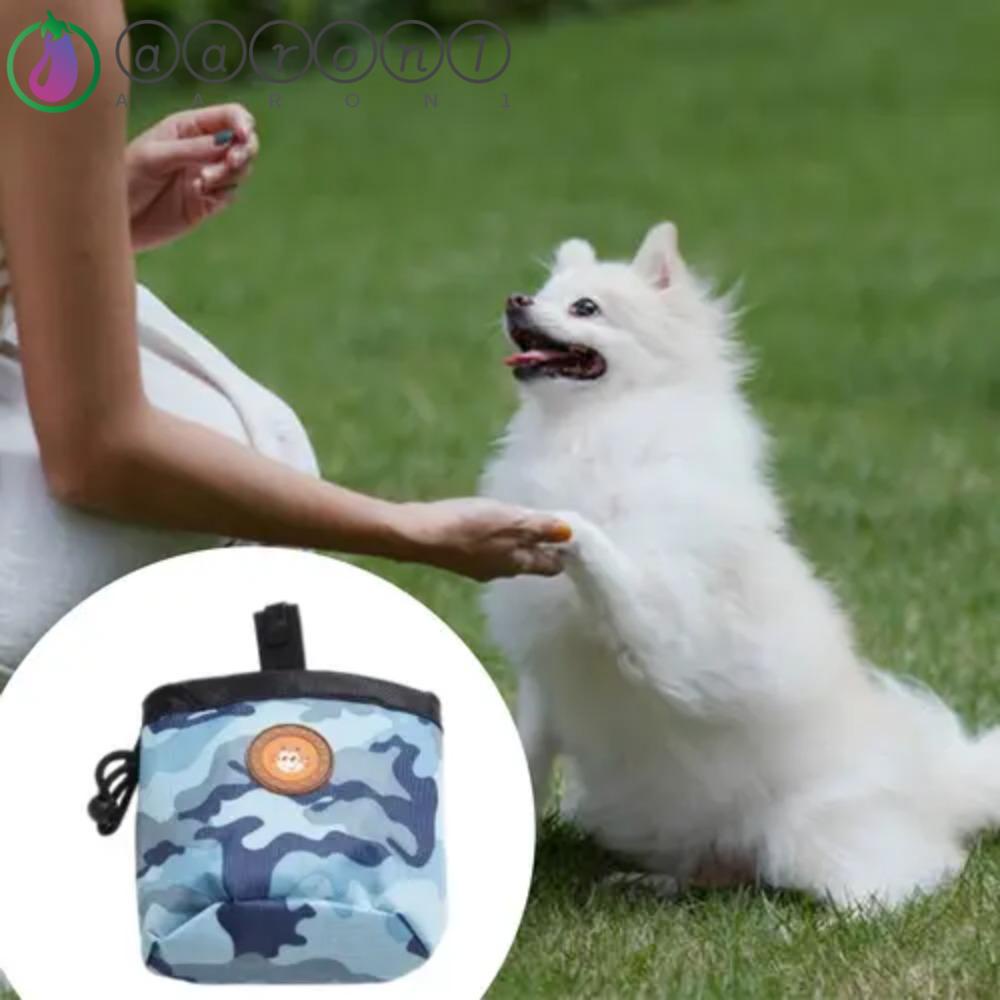 Aaron1 Túi Đeo Hông Oxford Đựng Mồi Điều Chỉnh Được Di Động Kèm Lỗ Đựng Đồ Ăn Vặt Cho Cún Cưng Đi Dạo