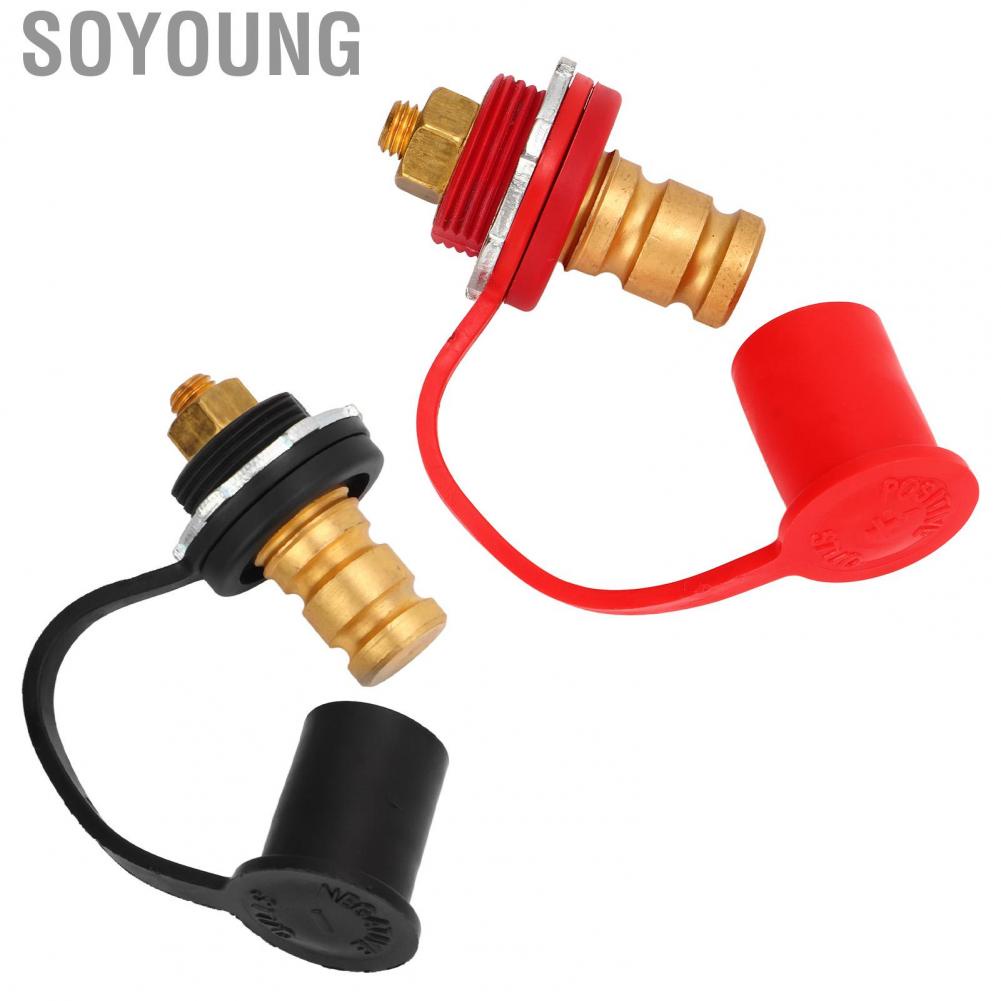 Soyoung Post Color Coded Terminal Stud Rustproof 3/8 in Stable for Cars Boats