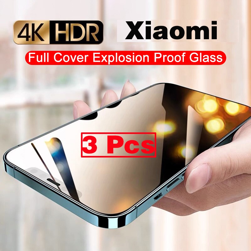 Bộ 3 Kính Cường Lực 12D Bảo Vệ Toàn Màn Hình Cho XIAOMI 11 LITE 11T 12T 12 LITE 11T PRO 12T PRO 5G NE Sygm02