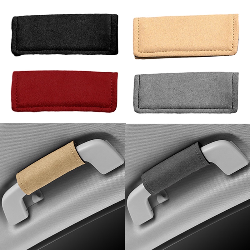 Vỏ Bọc Bảo Vệ Phanh Tay Xe Hơi Bằng Da Lộn Chất Lượng Cao Chống Bụi Bẩn Tiện Dụng