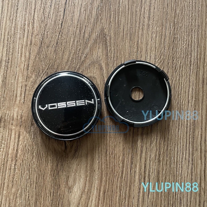 Bộ 4 Nắp Đậy Trục Bánh Xe Hơi In Logo Vossen 56mm 60mm 68mm Vossen Chuyên Dụng Cho TE37