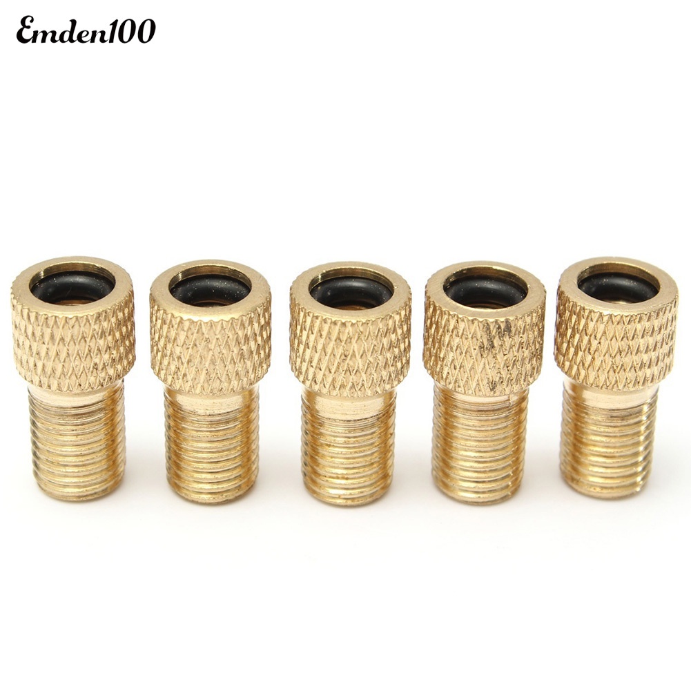 Set 5 Đầu Nối Van Bơm Hơi Xe Đạp Tiện Lợi