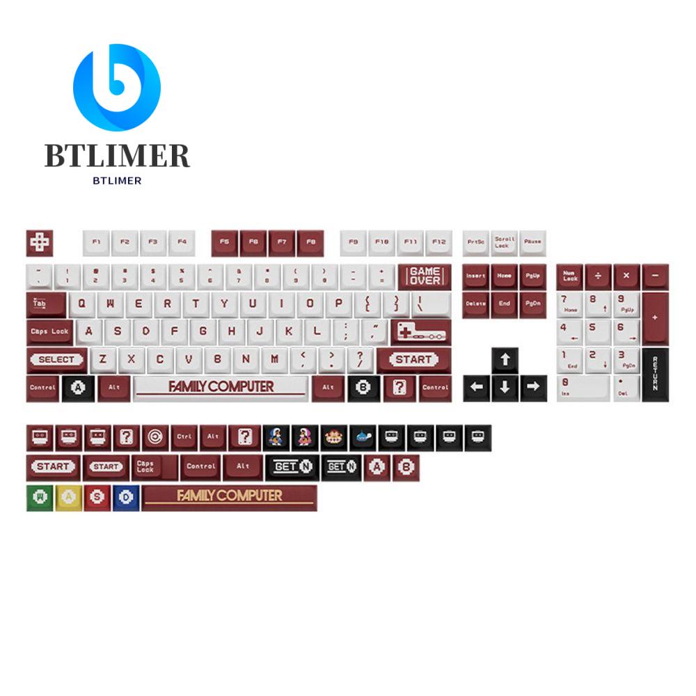 BTLIMER Bộ Ốp Phím Cơ PBT Màu Sắc Đẹp Mắt Tiện Dụng