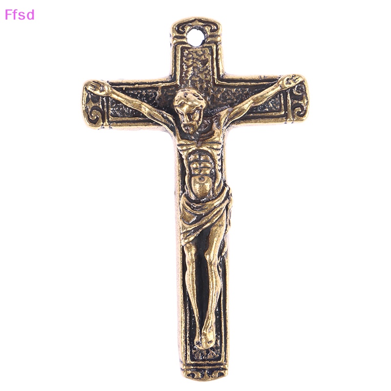 Móc Khóa Xe Hơi / Xe Máy Bằng Đồng Thau Hình Thánh Giá Thời Trang