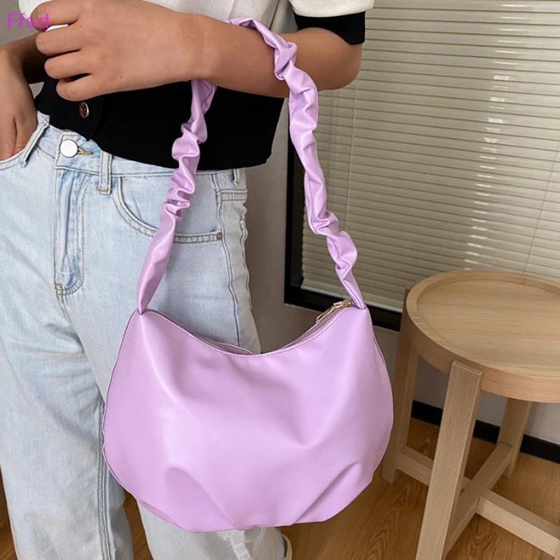 {Ffsd} Túi Xách Đeo Vai / Xếp Ly Có Dây Đeo Vai Thời Trang Mùa Hè Cho Nữ * Bán Chạy