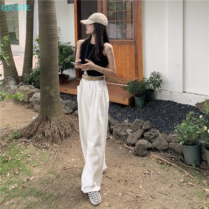 Áo Dệt Kim Sát Nách Cổ Tròn Màu Trơn Thời Trang Mùa Hè Cho Nữ