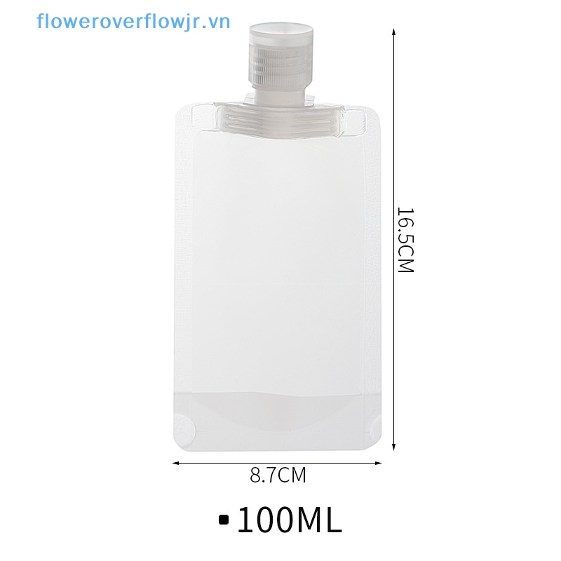 Set 5 Túi Đựng Mỹ Phẩm Dạng Lỏng Trong Suốt Di Động Cho Thú Cưng