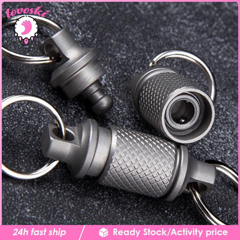 Giá Đỡ Chìa Khóa Đeo Thắt Lưng Bằng Hợp Kim Titan Dành Cho Nam Nữ