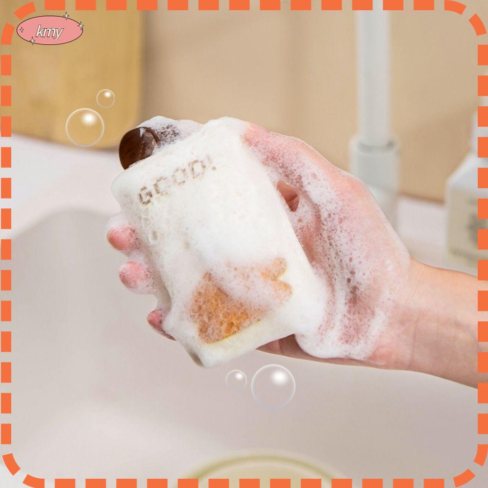 KRNY Miếng Bọt Biển Cotton Hai Mặt Dùng Để Chà Rửa Chén Dĩa Dành Cho Nhà Bếp