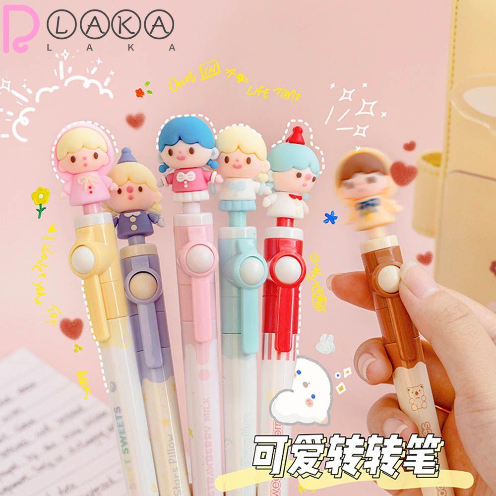 LAKAMIER Bút Mực Gel Họa Tiết Hoạt Hình Sáng Tạo