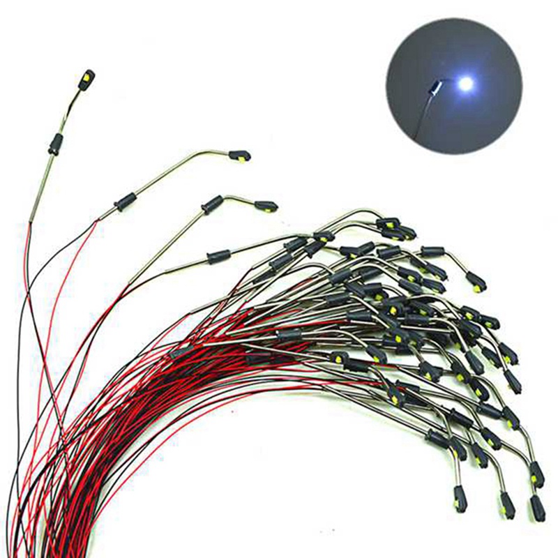 Bộ 50 Mô Hình Đèn Đường Tỉ Lệ 1: 150 Trang Trí Sân Vườn