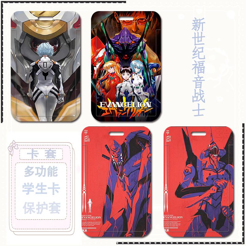 Ốp Điện Thoại Bằng Nhựa ABS Họa Tiết Hoạt Hình Anime Có Ngăn Đựng Thẻ ID Cho Học Sinh