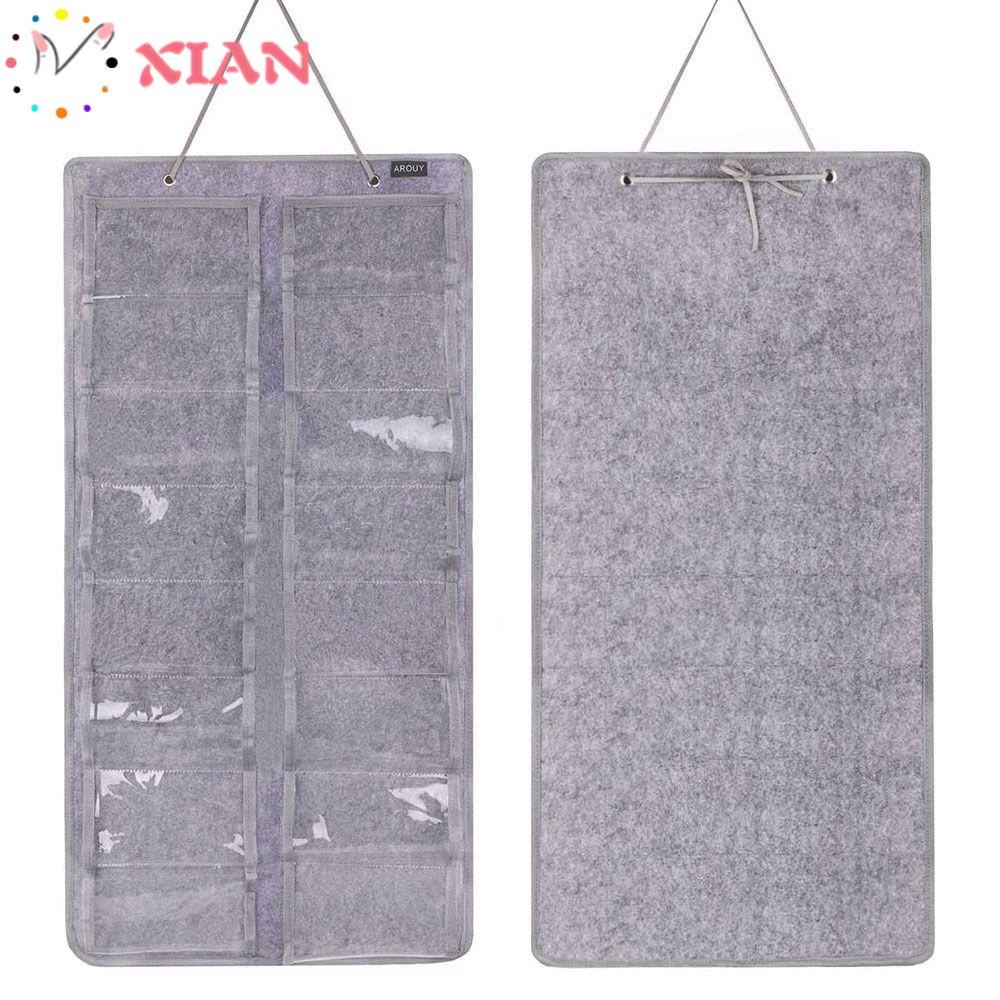 XIANTIN Giá Đỡ Mắt Kính 16 Ngăn Chống Bụi Có Móc Treo Tiện Lợi