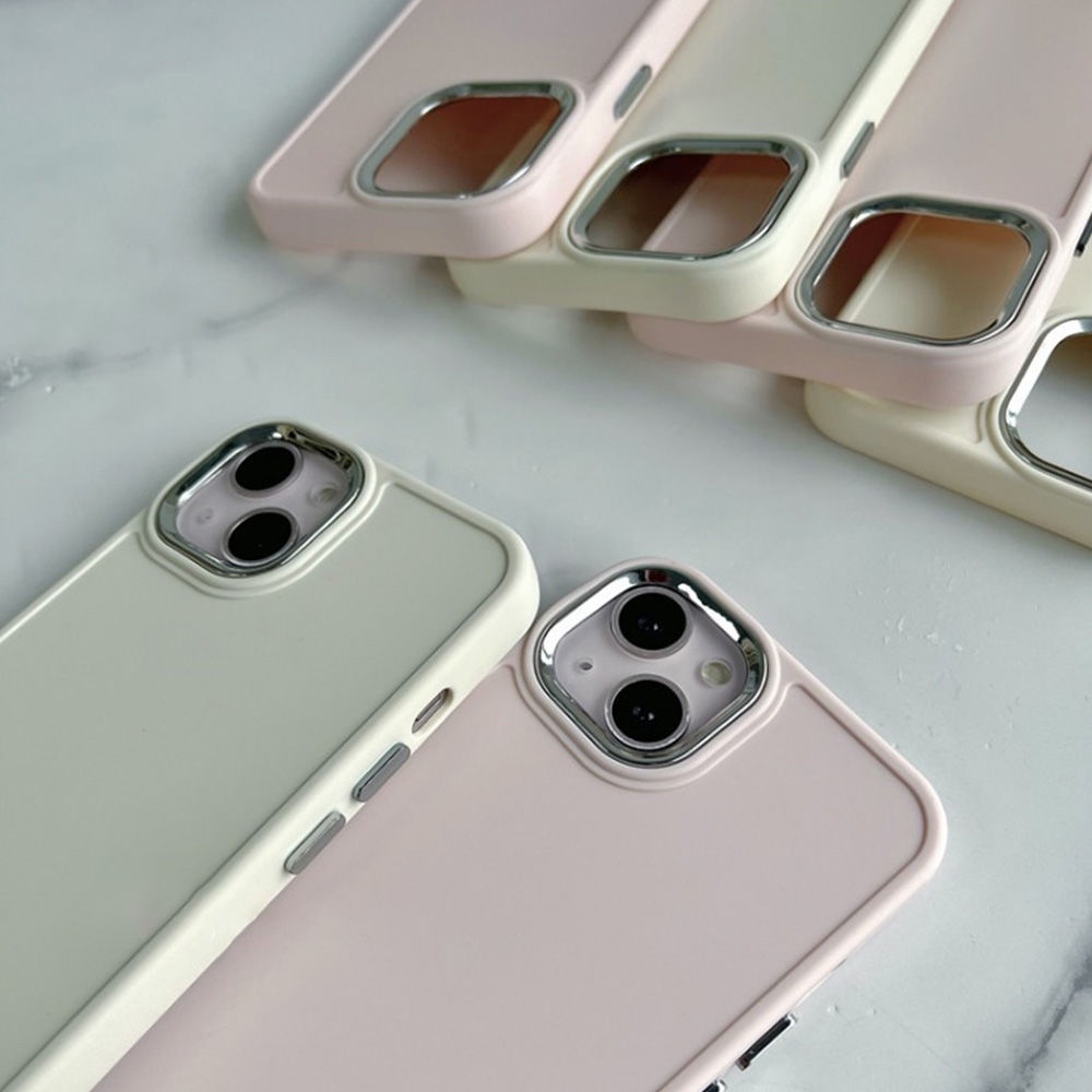 Ốp Điện Thoại Silicon Mềm Chống Sốc Nút Kim Loại Cho IPhone 14 13 12 11 Pro Max XS X XR 8 + 7 Plus