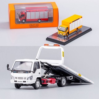 Mô hình xe cứu hỏa isuzu isuzu bằng hợp kim tỉ lệ 1: 64