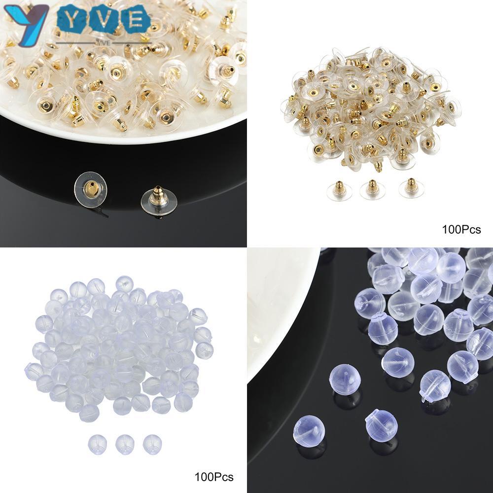 YVE Set 100 Nút Bịt Tai Bằng Cao Su Silicone