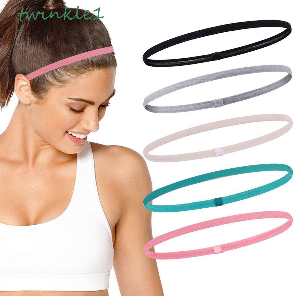 TWINKLE Băng Đô Thể Thao Co Giãn Thấm Hút Mồ Hôi Phối Cục Bông Mềm Mại Thời Trang Cho Nam Và Nữ